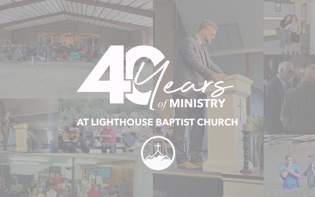 40th Anniversary Sunday